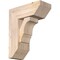 Ekena Millwork Balboa Slat Smooth Bracket w/ Offset Brace, Douglas Fir, 7 1/2"W x 18"D x 22"H BKT0806X18X22BOA06SDF - alternate 1